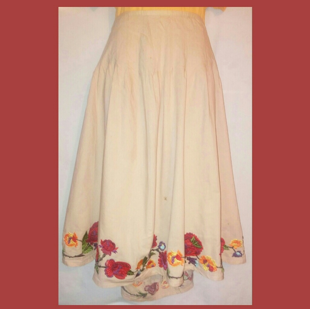 Vintage Floral Skirt